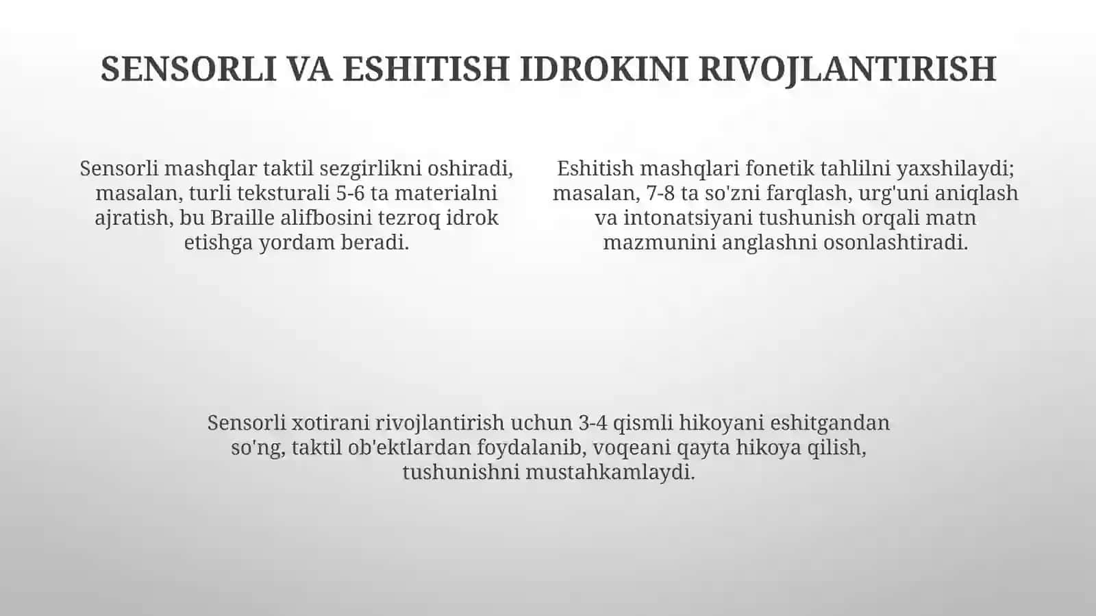 Kar oʻquvchilar maktabida oʻqish darslarining oʻziga xosligi 4
