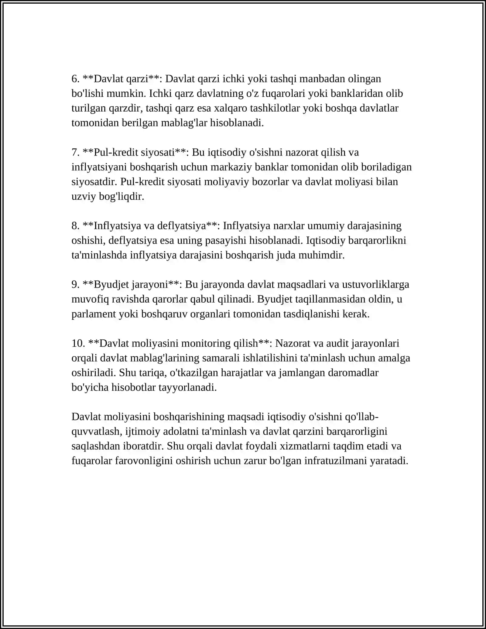 DAVLAT MOLIYASINI BOSHQARISHDA MOLIYAVIY NAZORATNING RO'LINI KUCHAYTIRISH MASALALARI 4