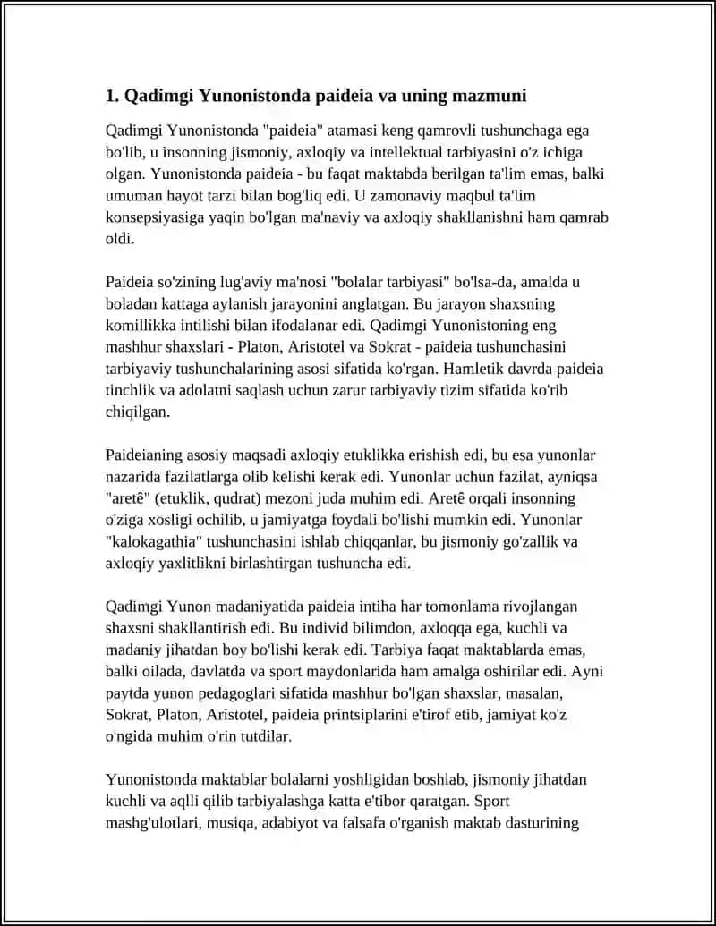 QADIMGI YUNONISTON VA RIM DAVLATLARIDA TARBIYA VA MAKTAB 4