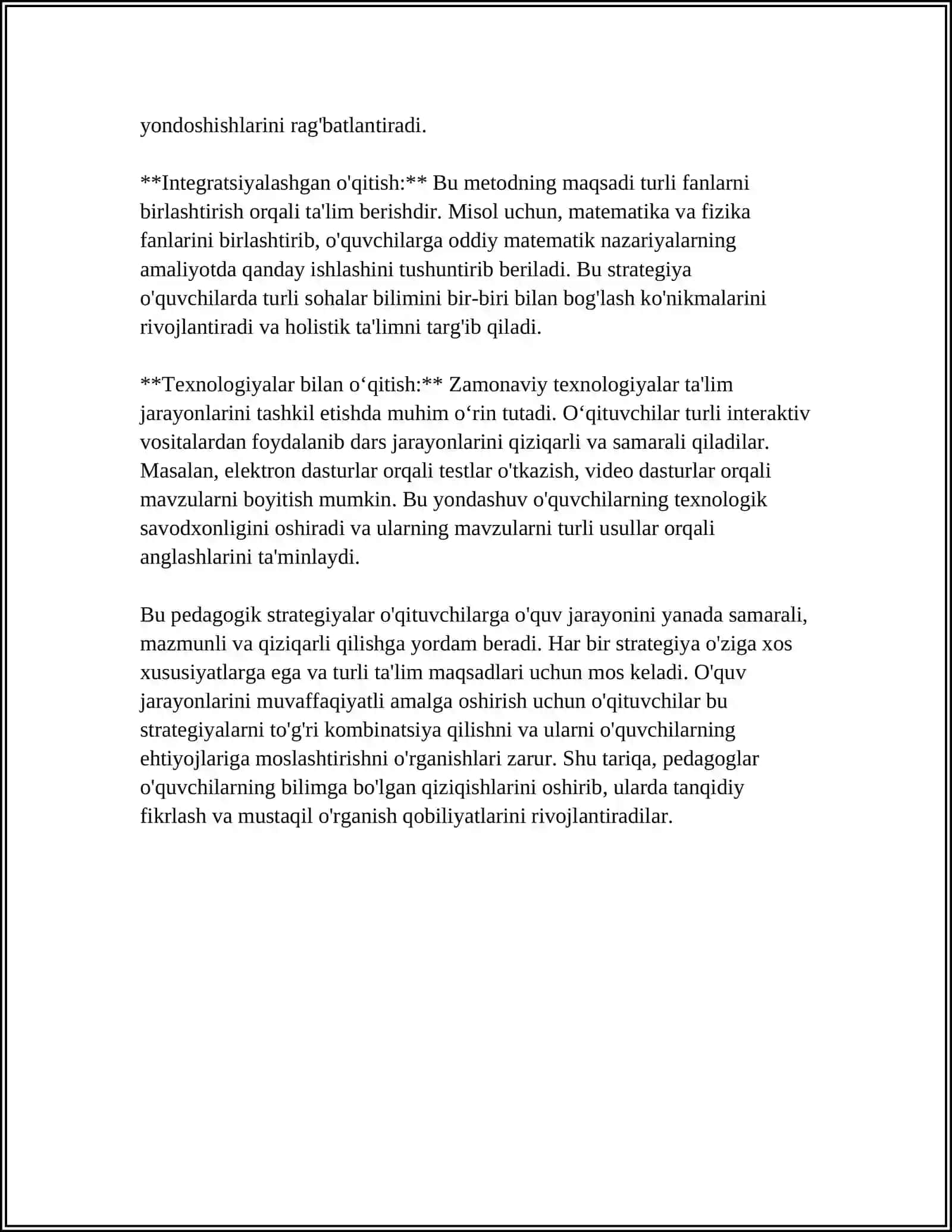 TALABALARNING PEDOGOGIK FAOLIYATIGA TAYORLASH TAKTIKASI 4
