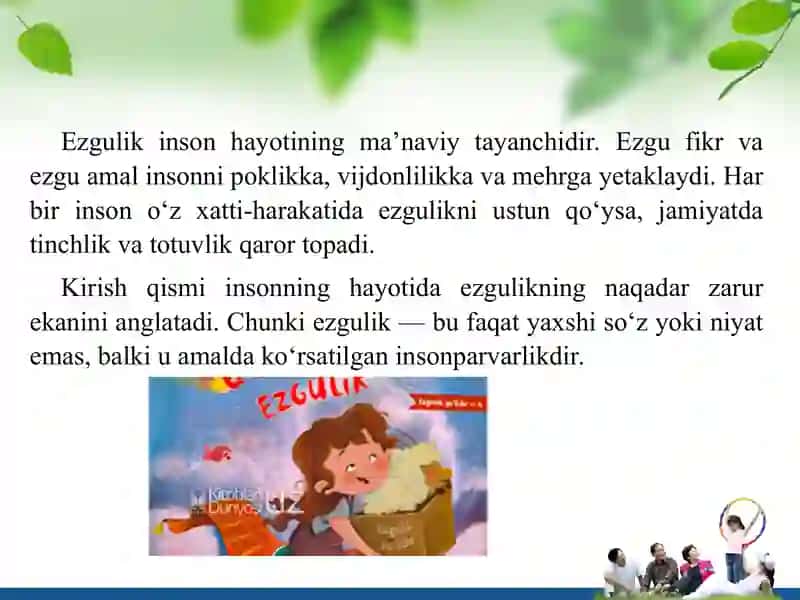 Ezgulikni ulug'lagan inson - jamiyat faxri 4
