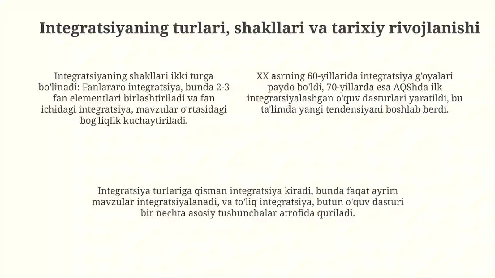 Boshlangʼichtaʼlimniintegratsiyalashmohiyatimavzusinioʼrganishvatahlilqilish 4