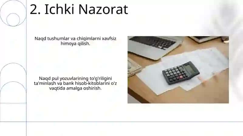 Kassa operatsiyalarini hisobga olish 4