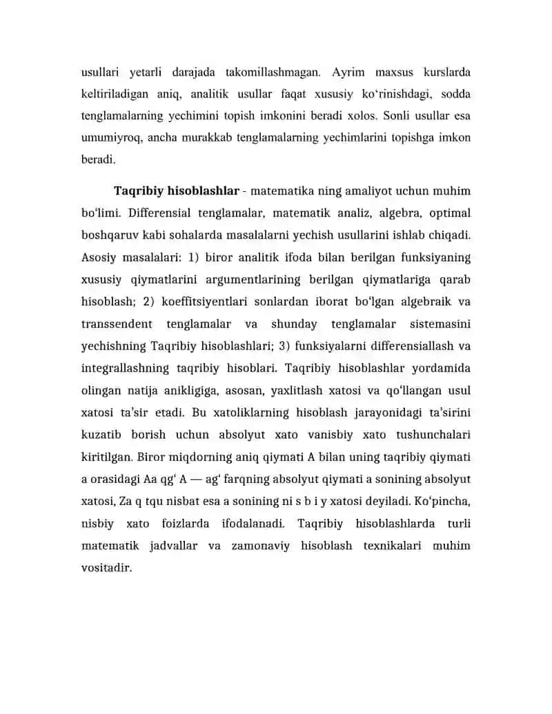 Differensial yordamida taqribiy hisoblash 4