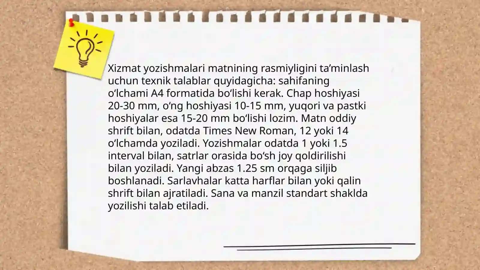 Xizmat yozishmalari 4
