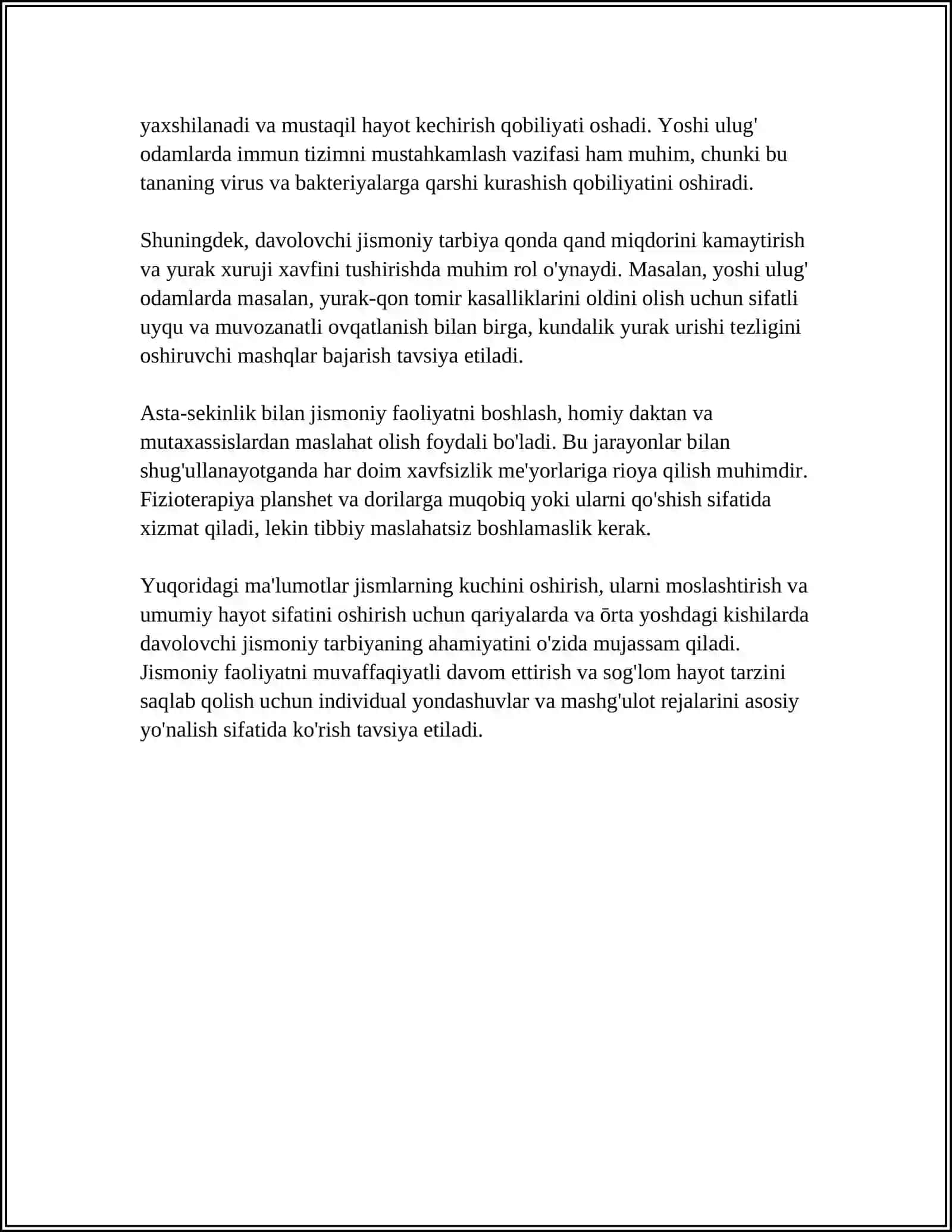 Davo Fiskulturasini Amalga Oshirish 4