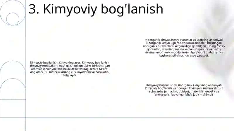 Anorganik Kimyo Fanining Asosiy Qonunlari Hamda Ularning Ahamiyati 4