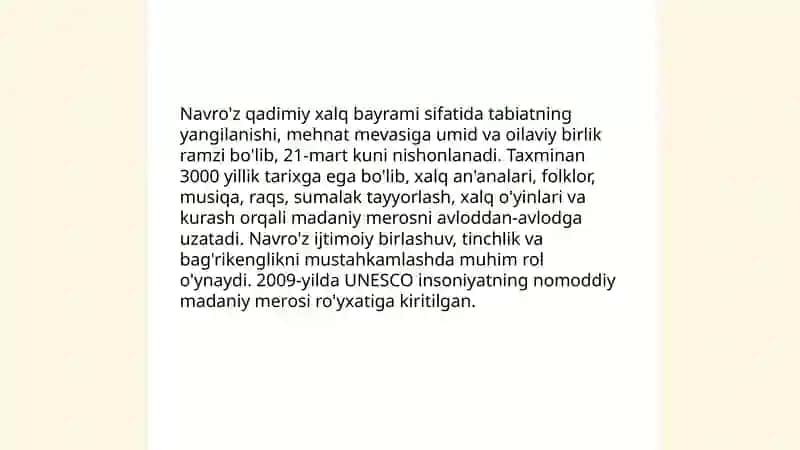 NAVRO'Z QADIMIY HALQ BAYRAMI 4