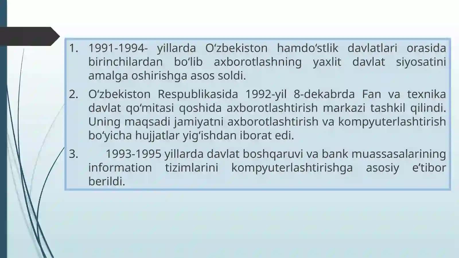 TAʼLIMDA AXBOROT TEXNOLOGIYALARI FANINING PREDMETI, MAQSADI VA VAZIFALARI. 4