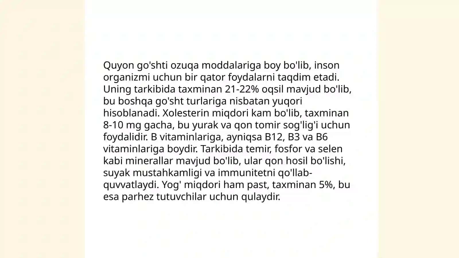 Quyon go’shtining ekspertizasi 4