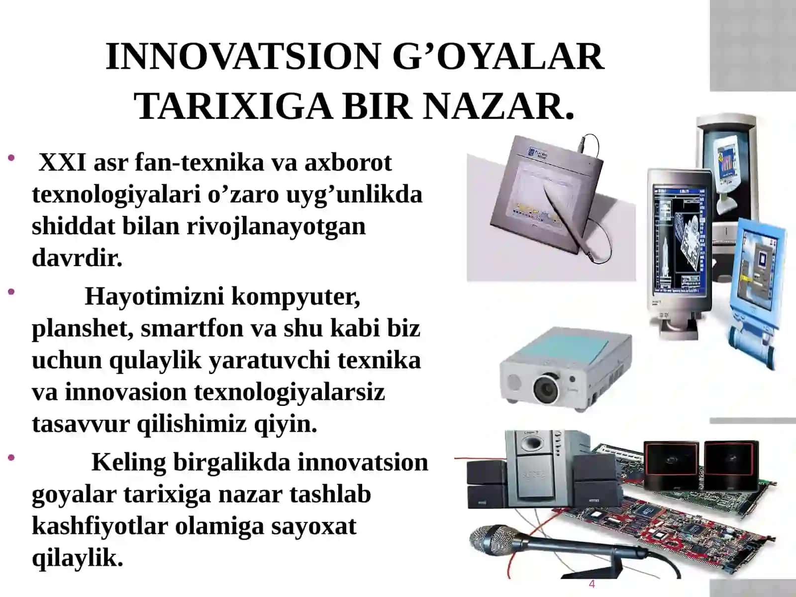 Innovatsion faoliyatni tashkil etish shartlari 4