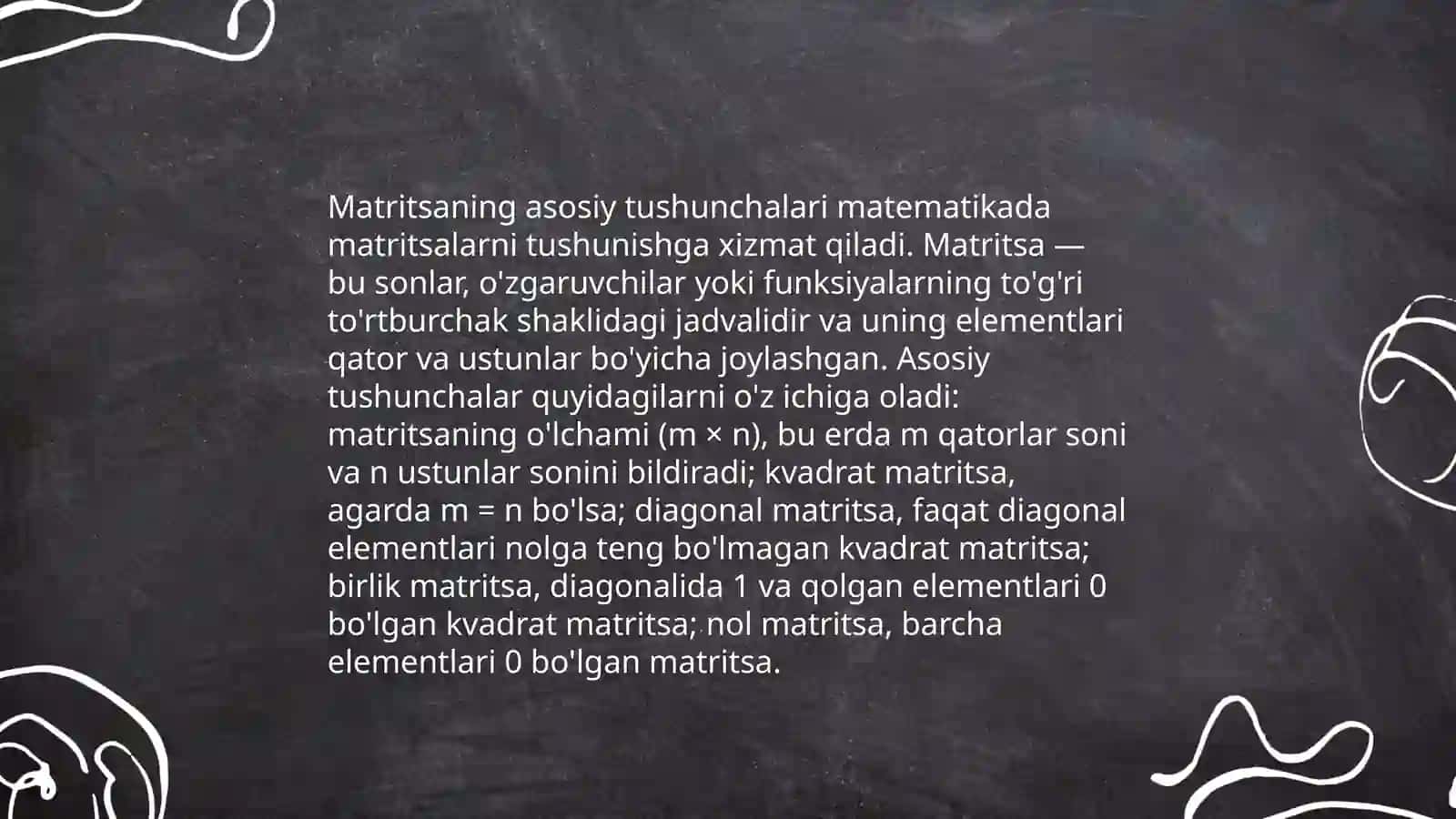 Chiziqli tenglamalar sistemasini yechishning teskari matritsa usuli 4