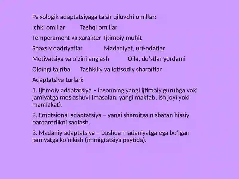 Psixologik Adaptatsiya va Oila Integratsiyasi 4