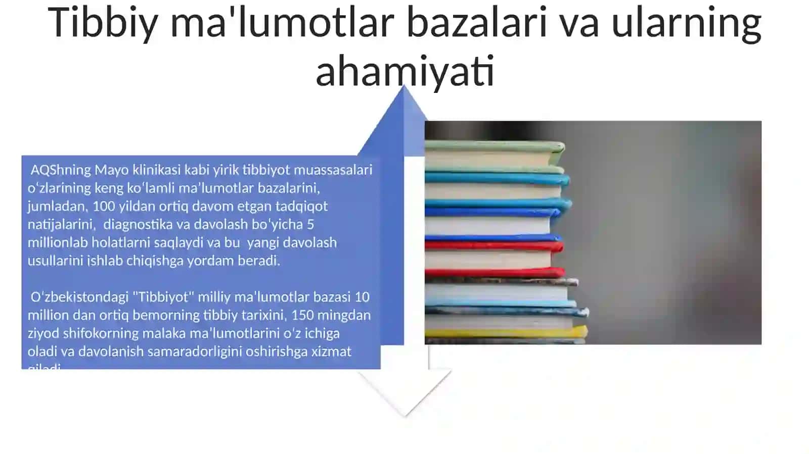 Tibbiyotda AKTning qo'llanilishi va istiqbollari 4