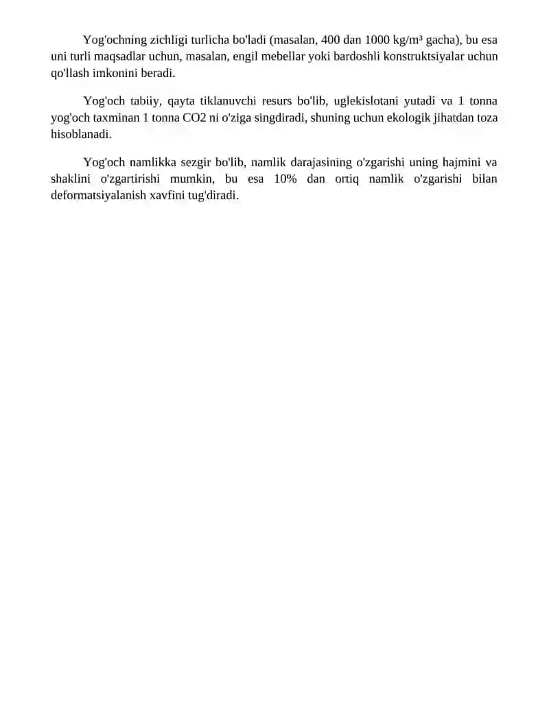 Pardozbop yogʻoch ashyolar va buyimlar 4