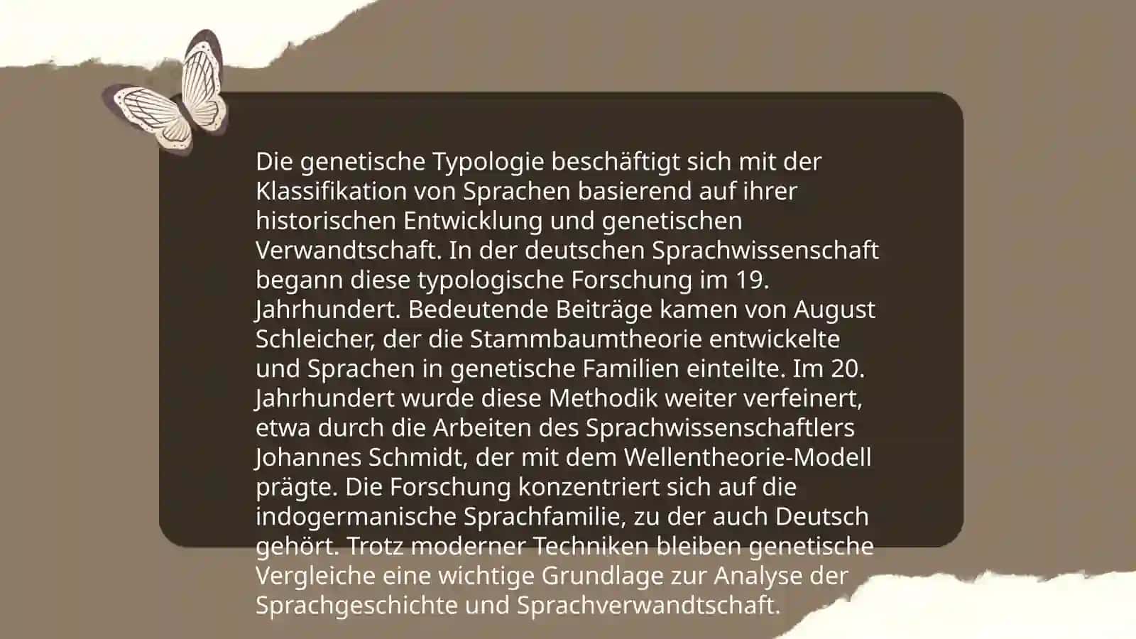 Genetische Typologie; Strukturelle Typologie und ihre Kapitel Valenz Rektion der Verben 4