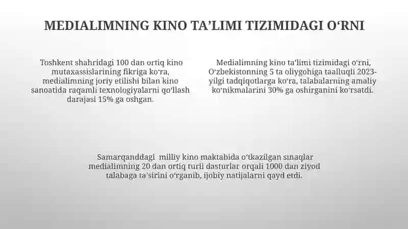 Mediata'limning kino ta'limi sifatida paydo bo'lishi 4