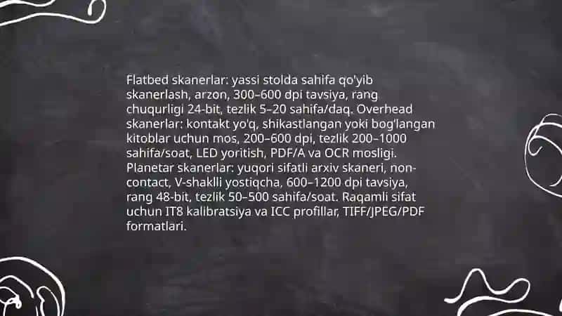 Kutubxona fondlarini raqamlashtirish tehnalogiyalari va vositalari 4