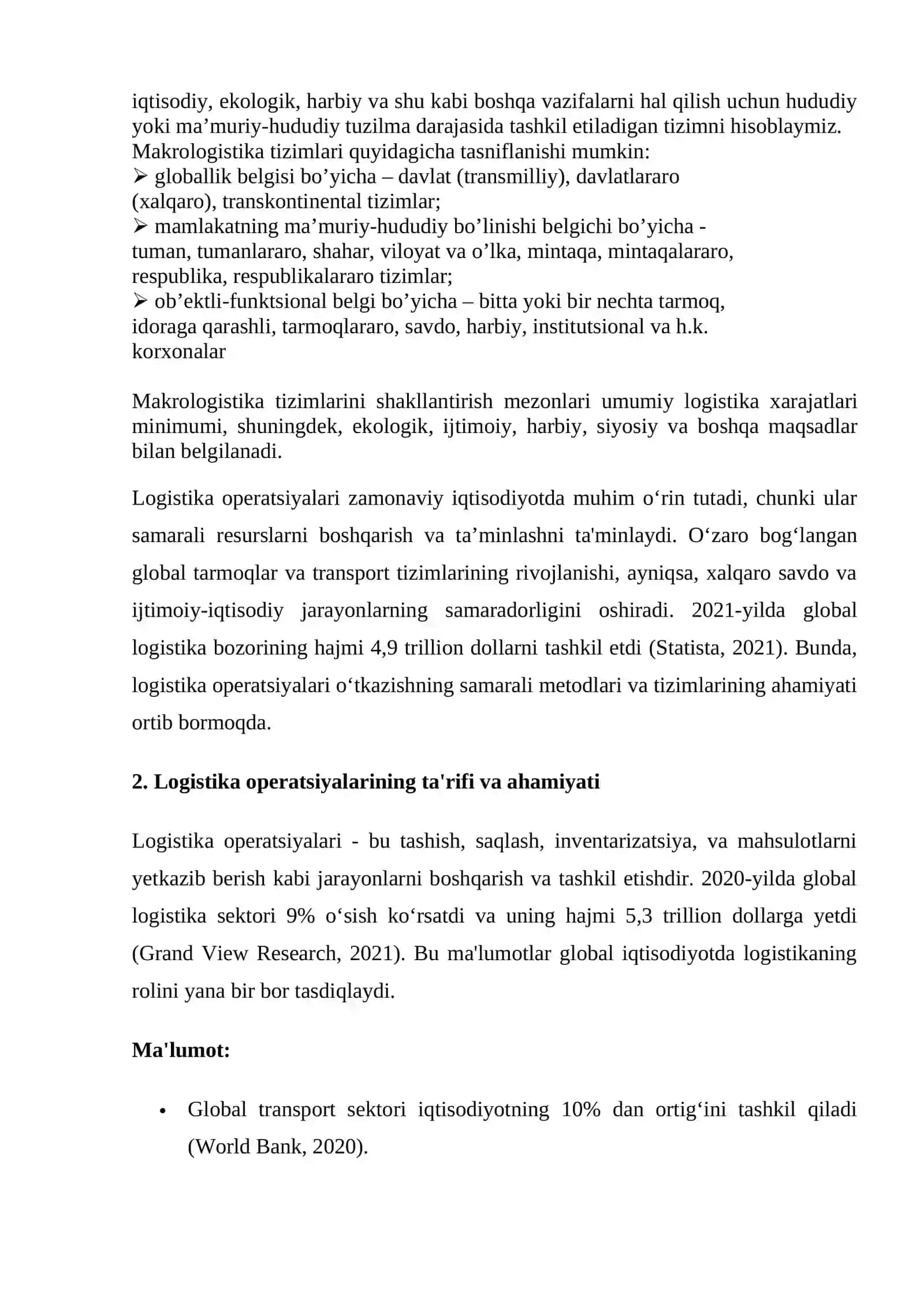 Lоgistik оpеrаtsiyalаrining аsоsiy bоsqichlаri 4