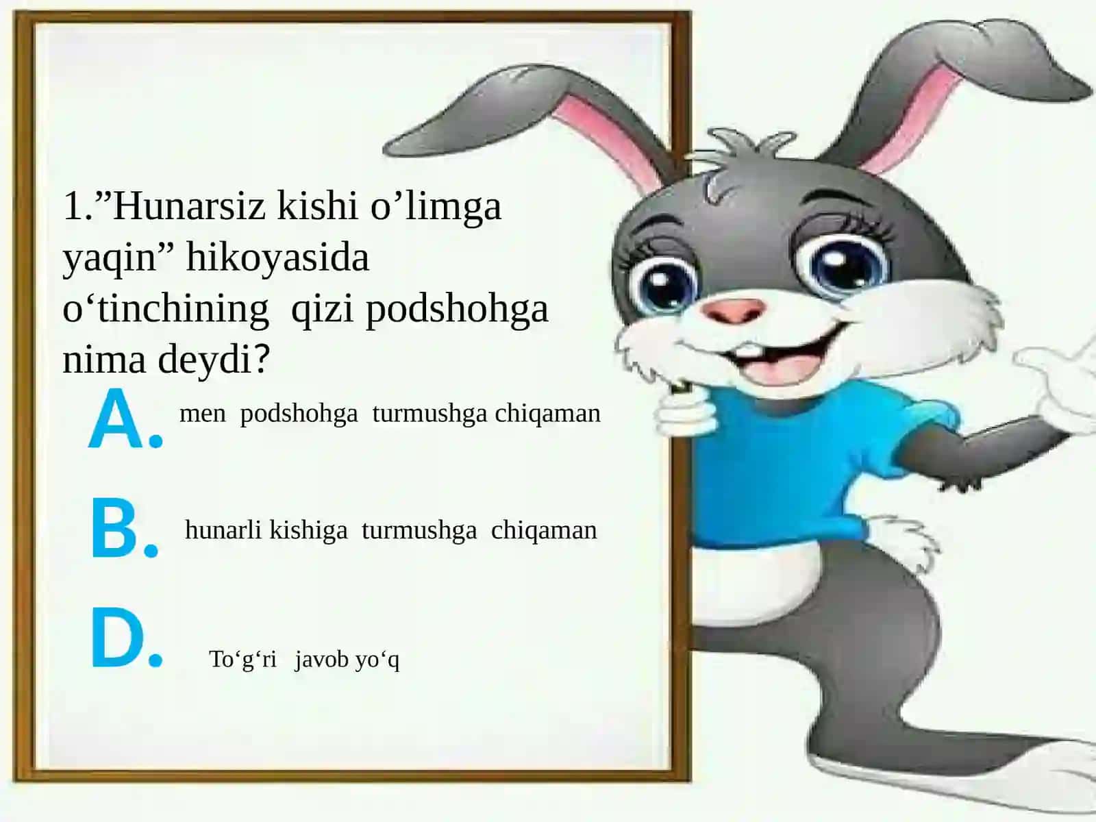 O‘qish: Nazoratishi 4