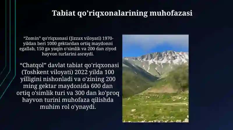 Markaziy Osiyo Tabiat Qo`riqxonalarini Rivojlantirish Strategiyasi 4
