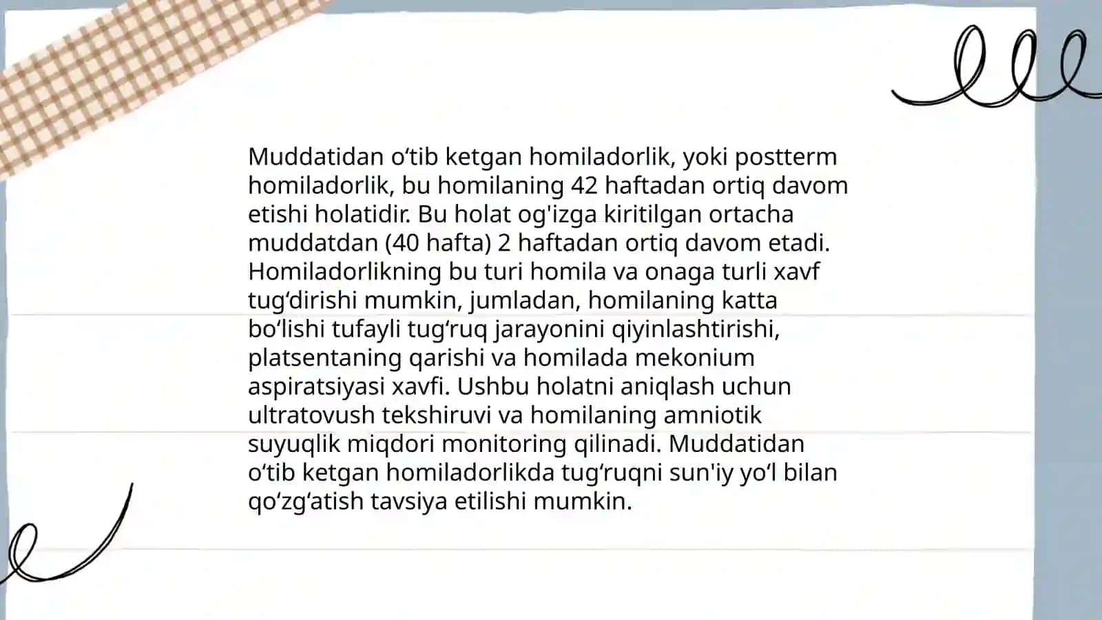 Homiladorlik Muddati 4