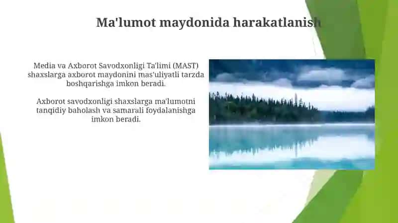 Media va Axborot Savodxonligi Ta'limi 4