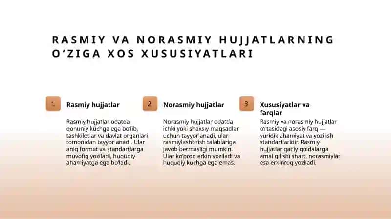 Hujjat turlari va ish yuritish asoslari 4
