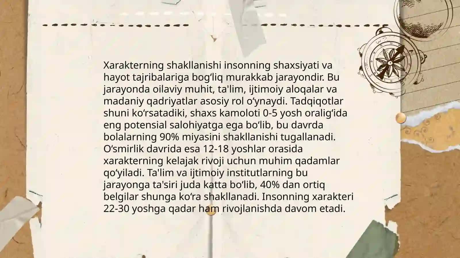 Harakter va uning hususiyatlari 4