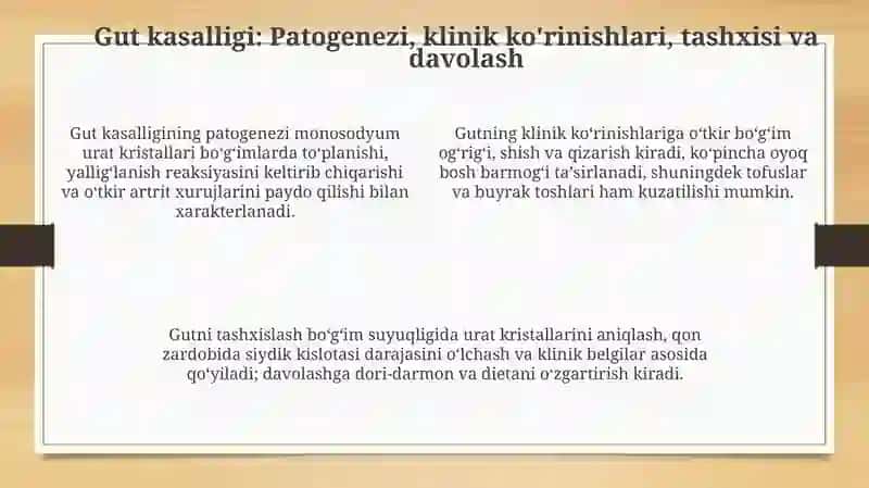 Giperurikemiya va purin metabolizmi buzilishlari 4