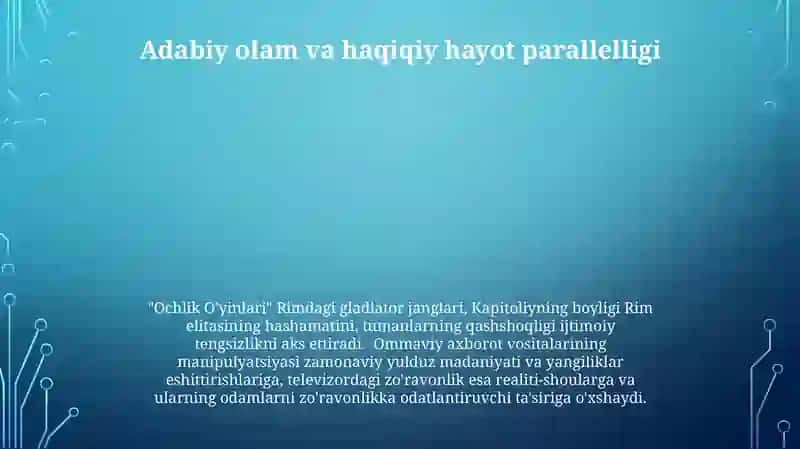 Hayot va adabiyot 4