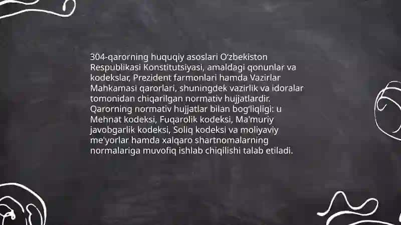 Vazirlarlar mahkamasining 304-qarori 4