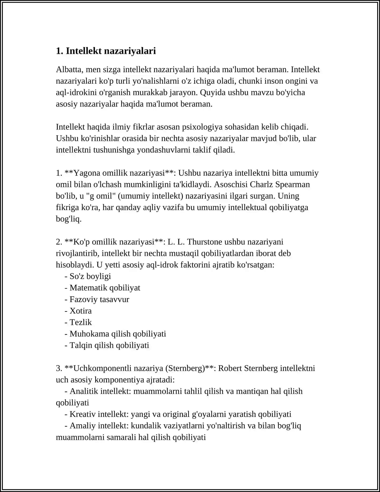 INTELLEKT VA KREATIVLIK NAZARIYALAR 4