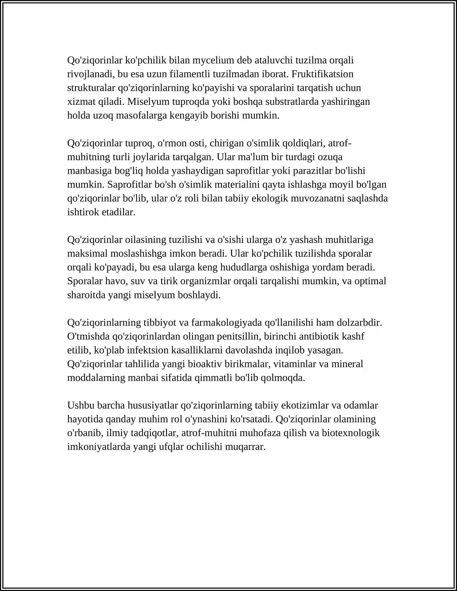 QOQIOʻTDOSHLAR OILASIDAGI TURLAR BIALOGIYASI EKALOGIYASI AREALI VA QISHLOQ XOʻJALIGIDAGI AHAMYATI 4