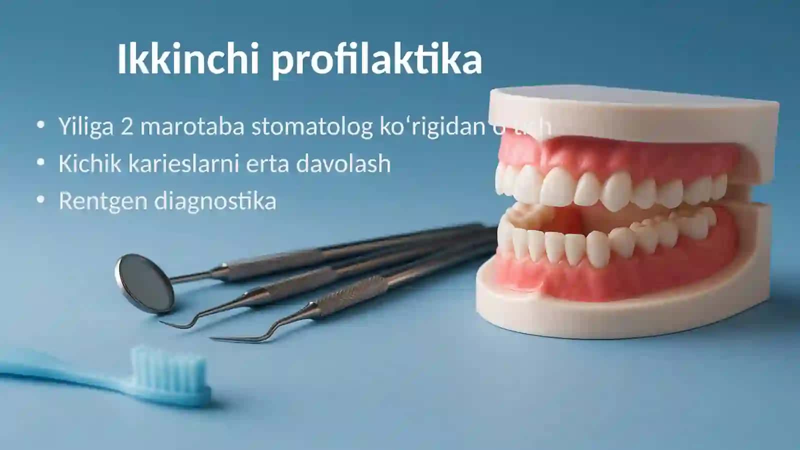 Stomatologik kasalliklarning oldini olish 4