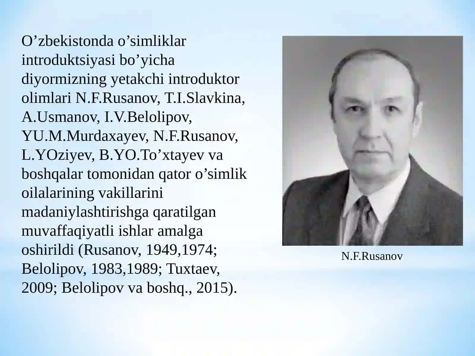 O‘ZBEKISTONDA DORIVOR O‘SIMLIKLAR DEHQONCHILIGINING RIVOJLANISHI 4