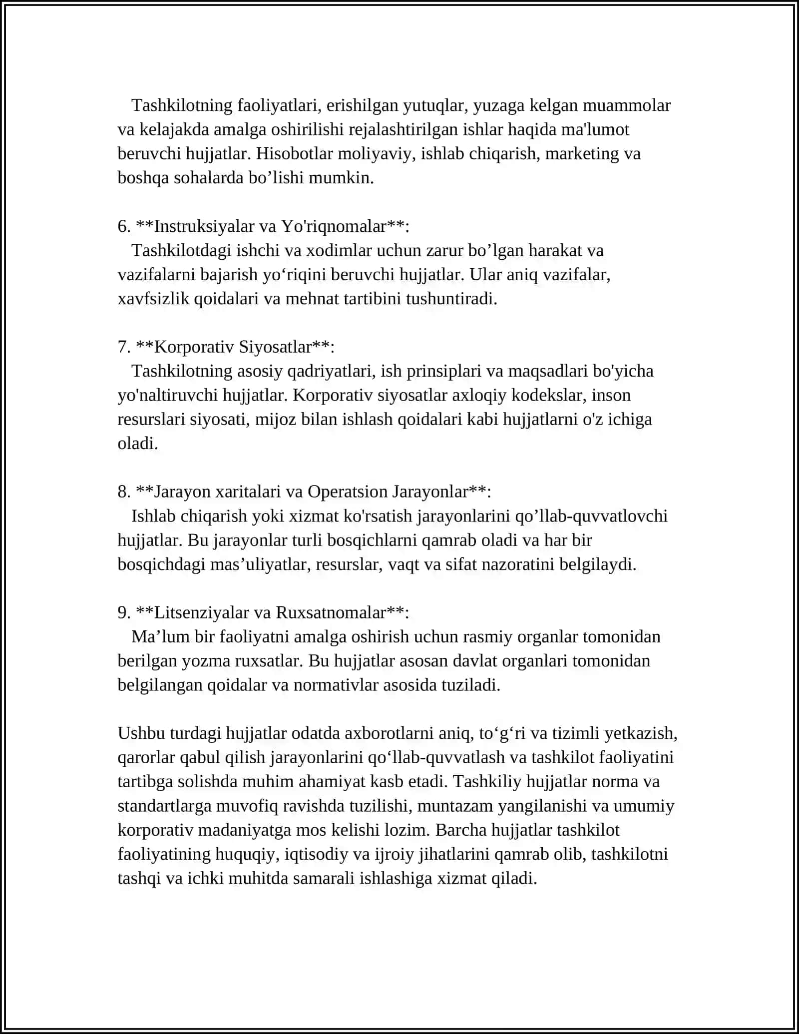 Tashkiliy Hujjatlar 4