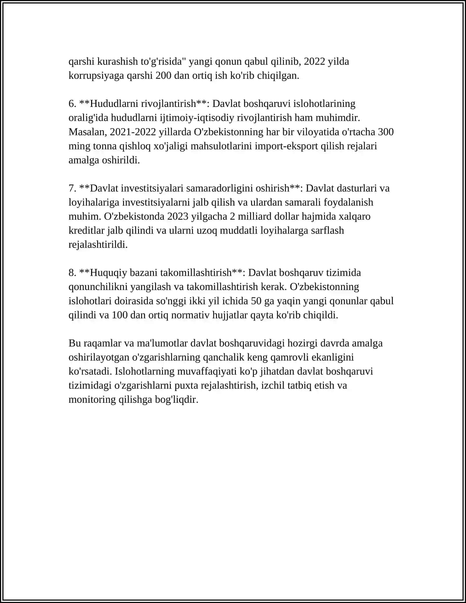MUSTAQILLIK YILLARIDA QORAQALPOĢISTON RESPUBLIKASI SIYOSIY HAYOTIDA AMALGA OSHIRILGAN ISLOHOTLAR 4