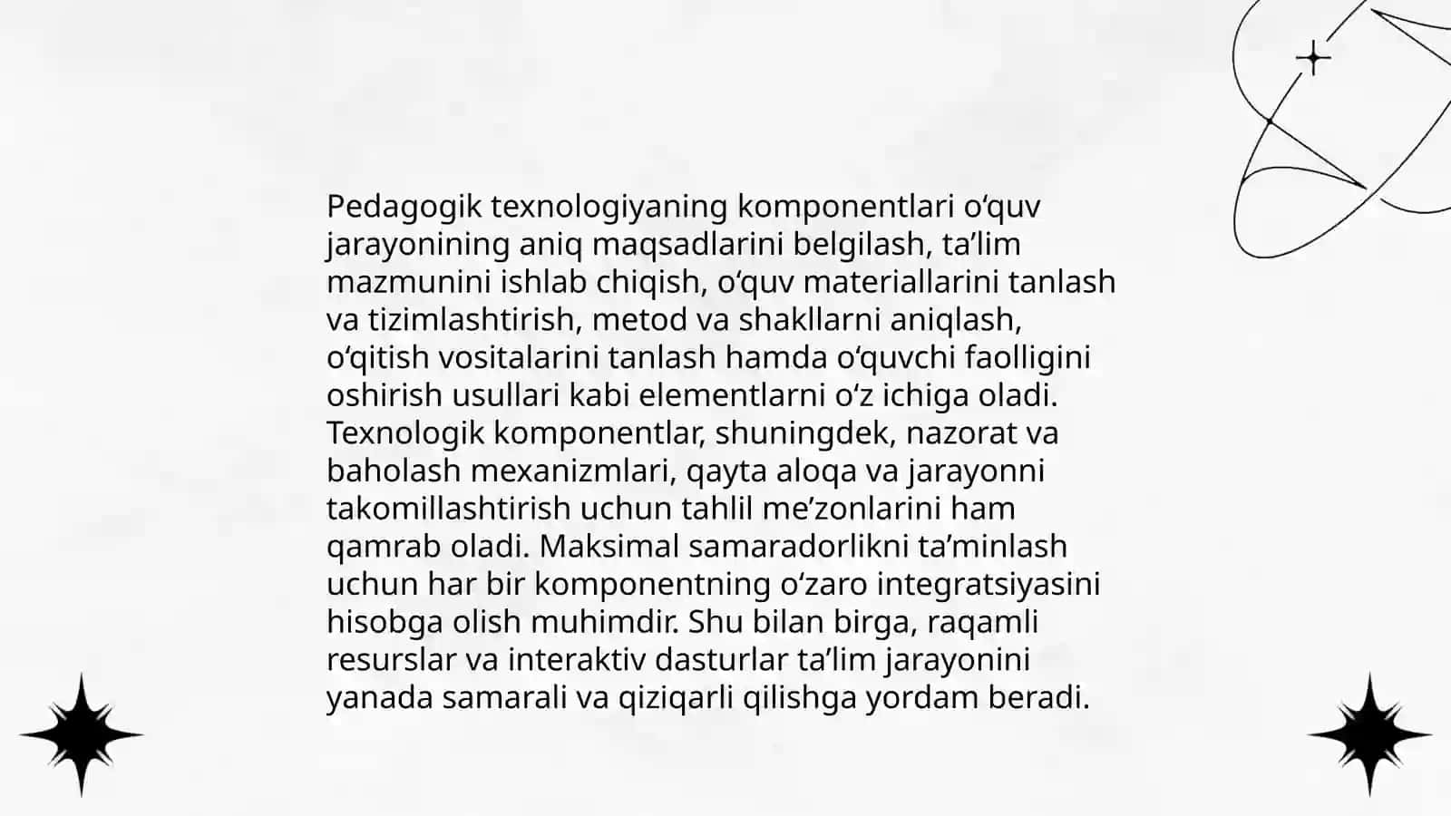 Ta'lim texnologiyasi va uning tuzilishi 4