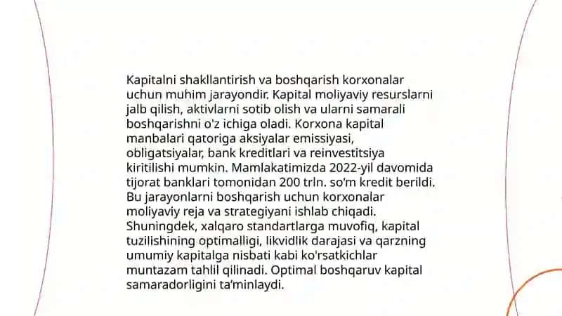 Bozor tizimida tadbirkorlik faoliyati va tadbirkorlik kapitali 4