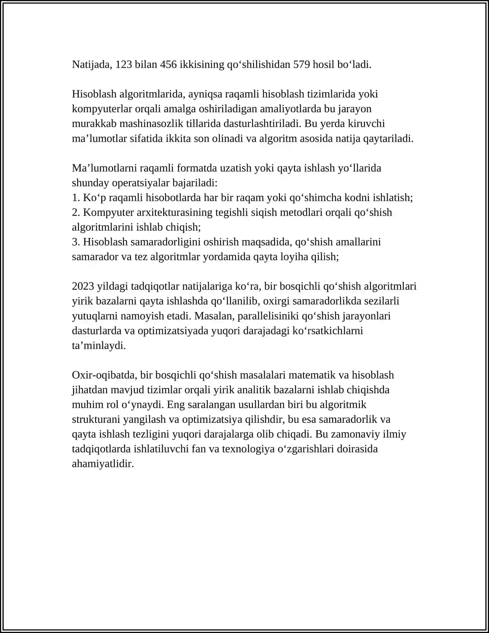 BIR BOSQICHLI QOSHISH VA AYIRISH MASALALARINI YECHISH MATEMATIK MAZMUNGA EGA ROLLI OYINLAR 4