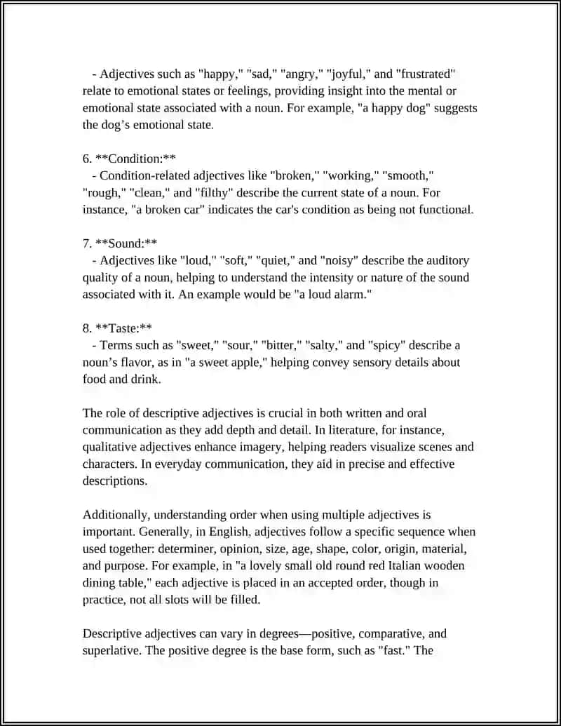 ADJECTIVES AND PRONOUNS 4