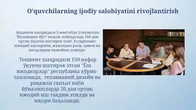 Ota-onalar va jamoatchilik bilan ta'lim muassasasining guruhli ishlash shakllari 4