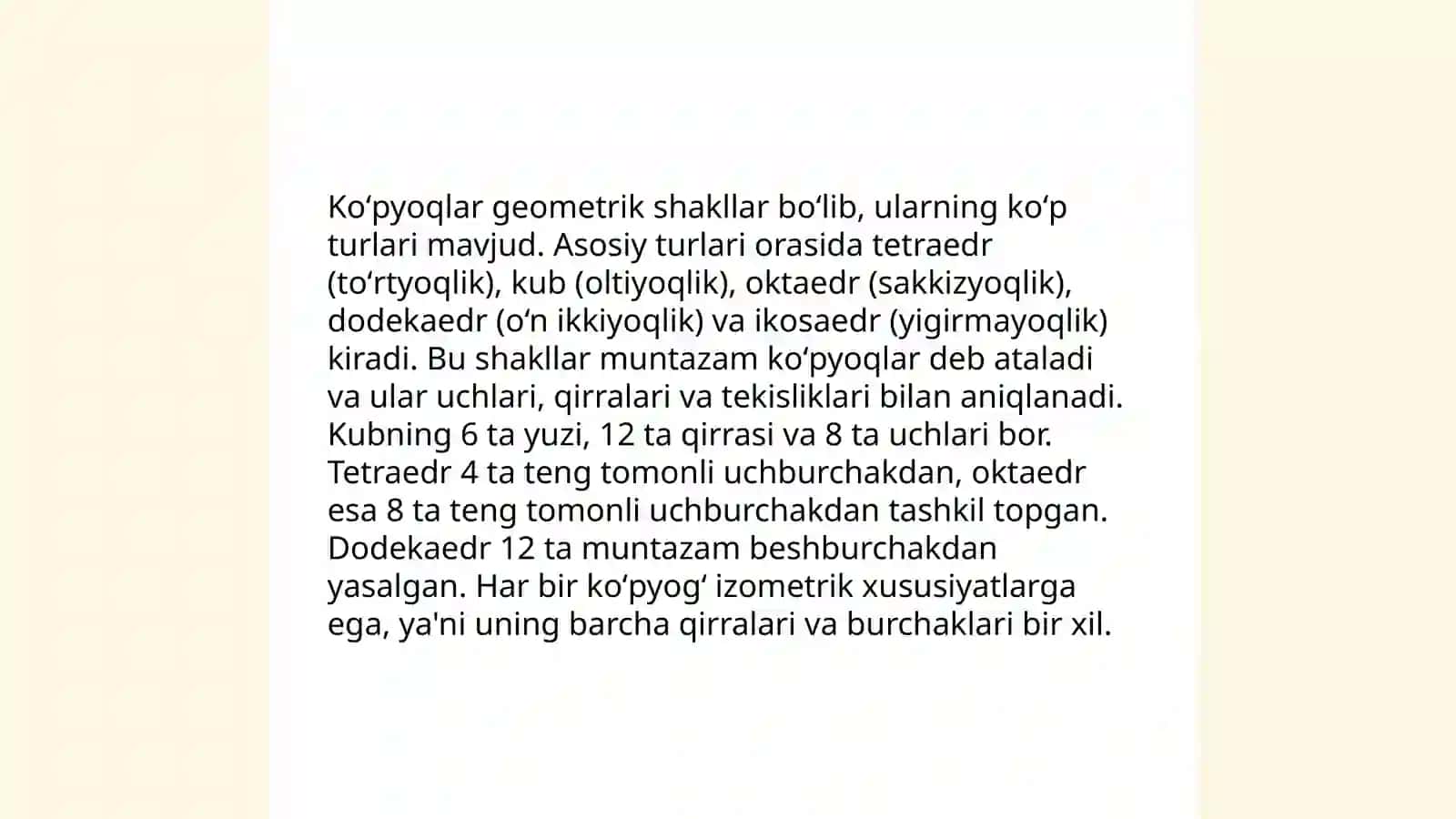 Koʻpyoqlar 4
