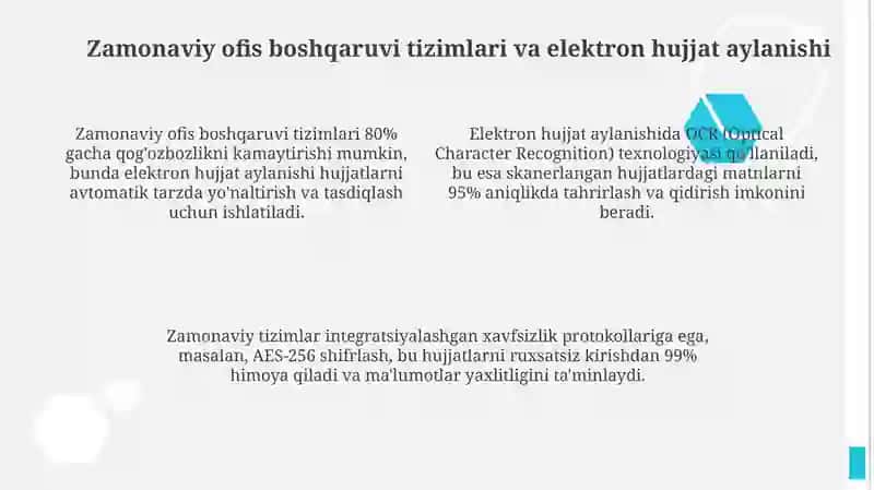 Muassasalarda ish yuritishni tashkil etish texnologiyasi 4