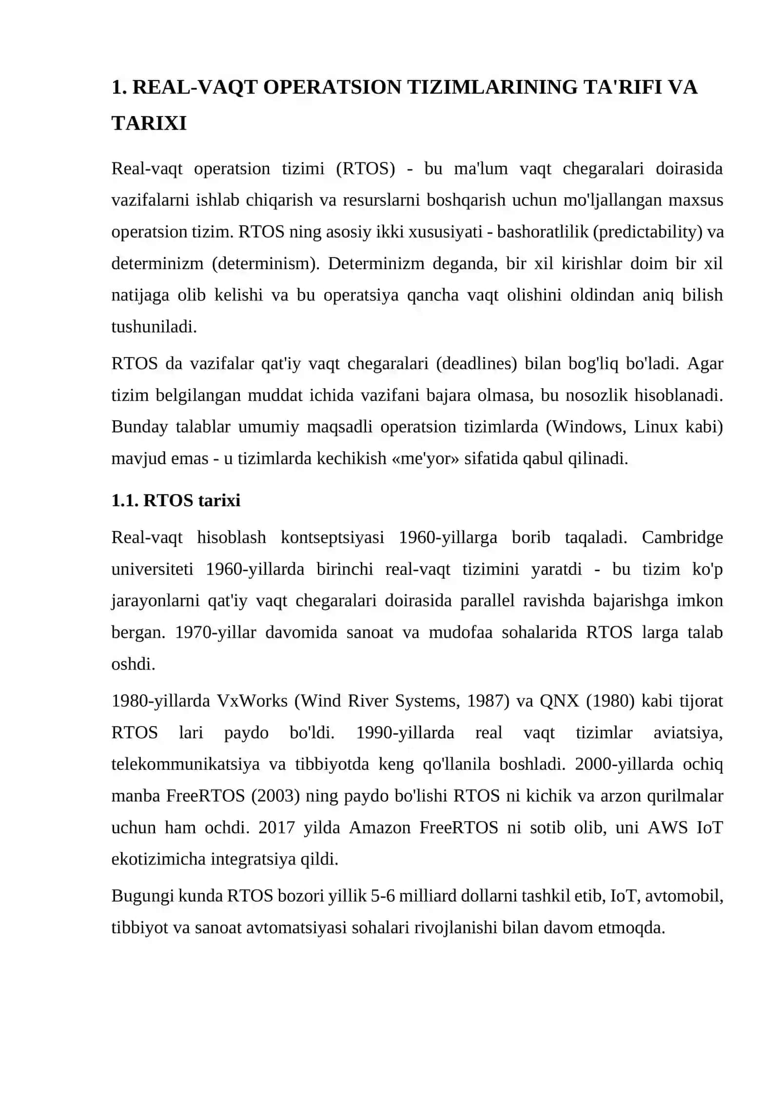 Real-vaqt operatsion tizimlari haqida ma'lumot 4