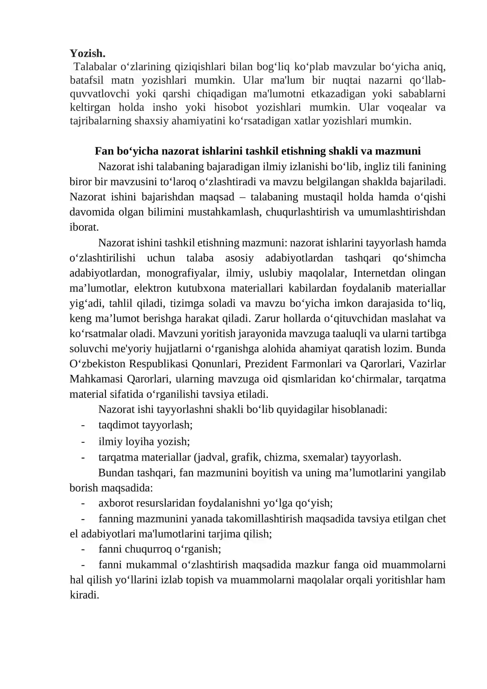 NAZORAT ISHLARINI bajarish bo‘yicha USLUBIY KO‘RSATMA 4