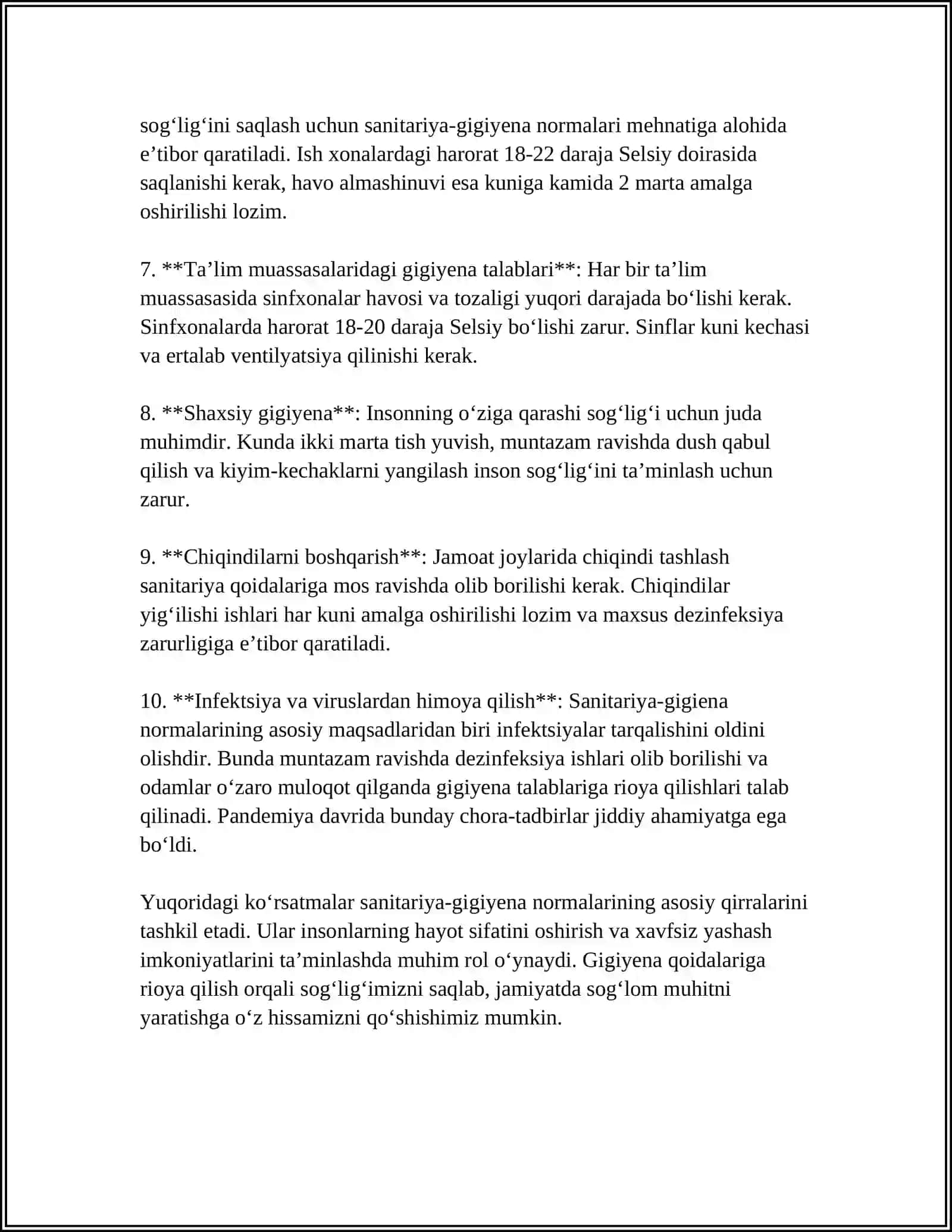 Tibbiy - Profilaktika muassasalarida sanitariya gigiyena rejimi 4