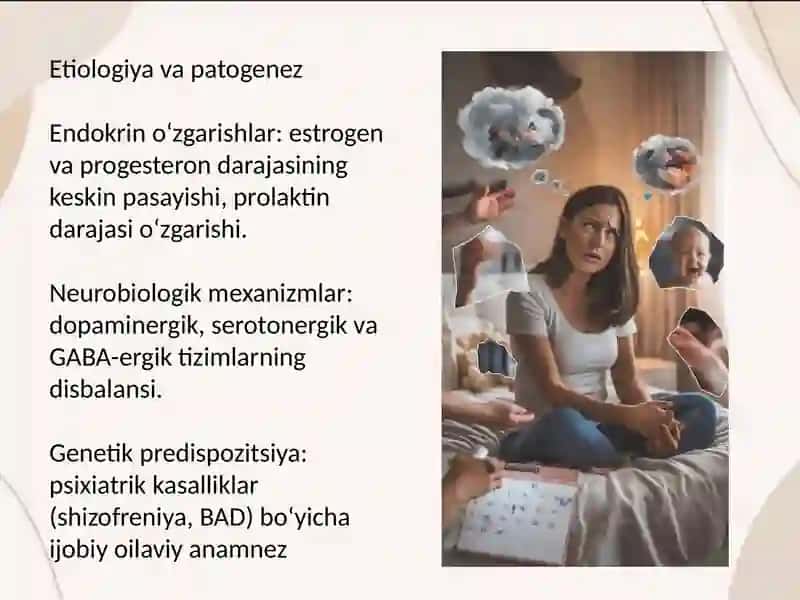 Tug'ruqdan keyingi psixoz (postpartum psychosis) 4