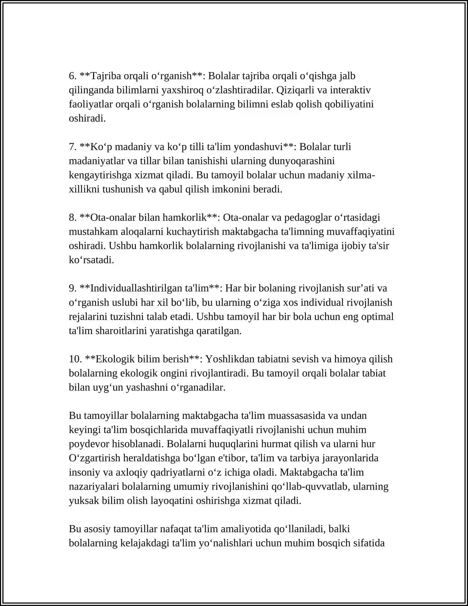 MAKTABGACHA TALIM NARZARIYASI 4
